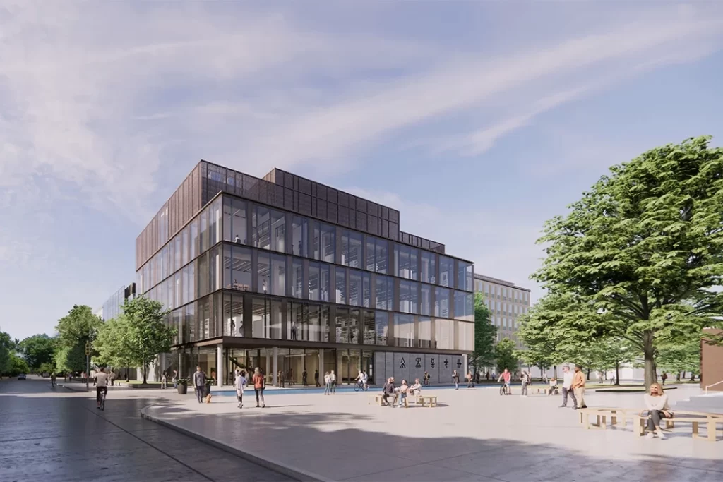 A rendering of the Lash Miller building expansion (image courtesy of Mikkelsen Arkitekter AS / Cumulus Architects)
